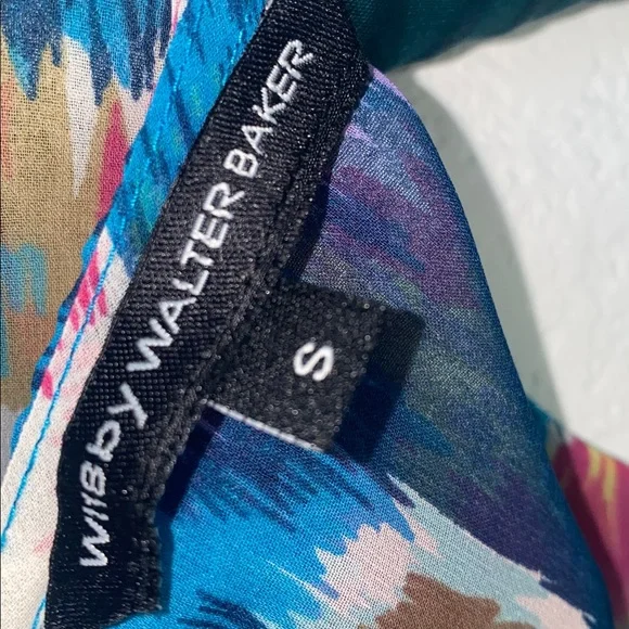 W118 by Walter Baker in a size Small. Colorful Sleeveless Blouse Small - Picture 6 of 12